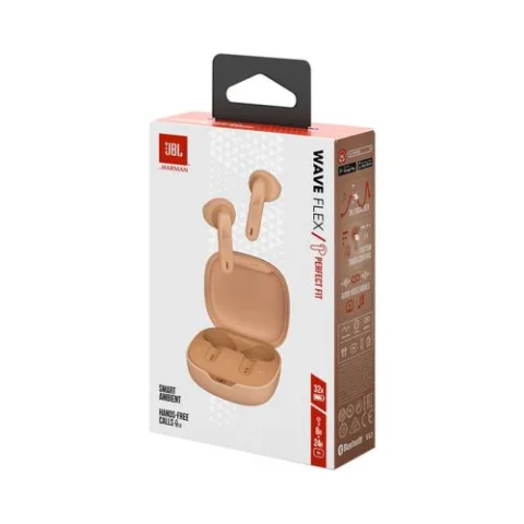 JBL Wave Flex True Wireless Bluetooth Fülhallgató – Kényelmes nyitott kialakítás, egész napos zenehallgatás