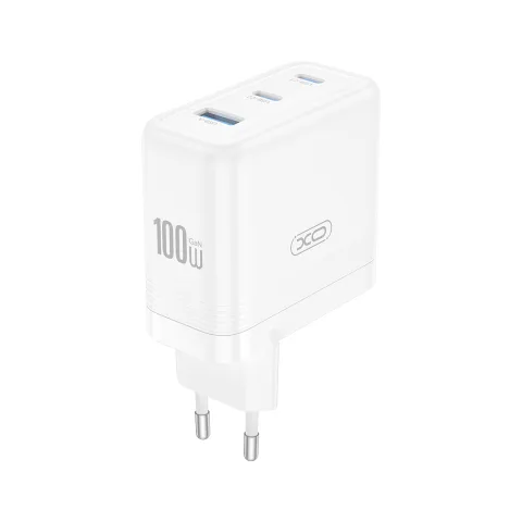 XO CE35 100W – GaN hálózati gyorstöltő 2×USB-C + 1×USB-A csatlakozóval