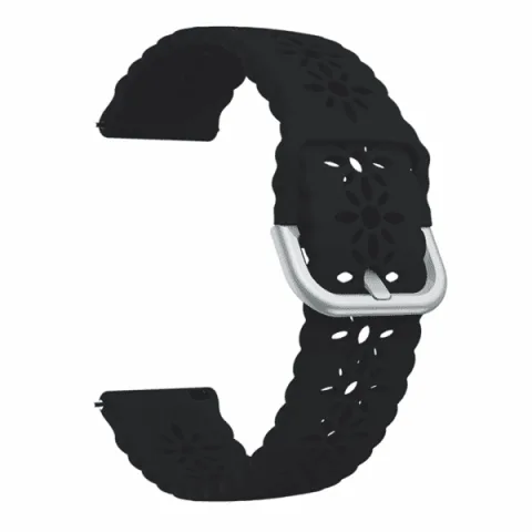 Lily Band Virágmintás Perforált Okosóra Szíj 20 mm
