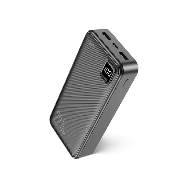 Forever TB-300L PD QC 22,5W, 20000mAh powerbank, fekete - Gyors Töltés