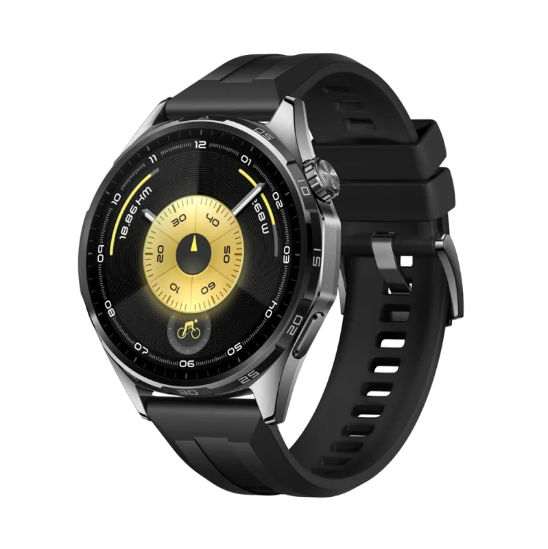 Huawei Watch GT 6 46 mm 3000 nites AMOLED sport okosóra kétsávos GPS-szel, NFC-vel és Bluetooth hívással